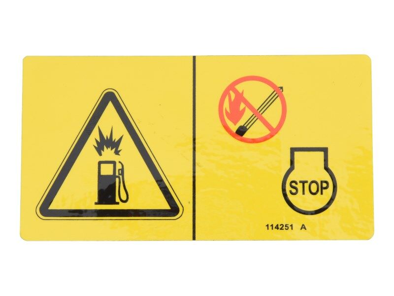 JLG Part # 70041069 – Decal, No Smoking Symbol