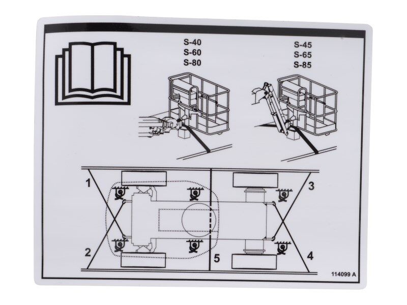 JLG Part # 70041077 – Decal