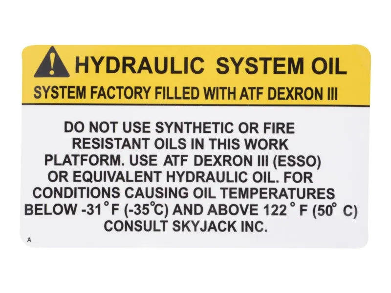 JLG Part # 70041545 – Decal