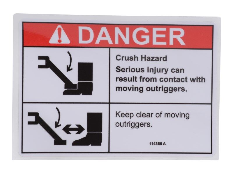 JLG Part # 70042246 – Decal