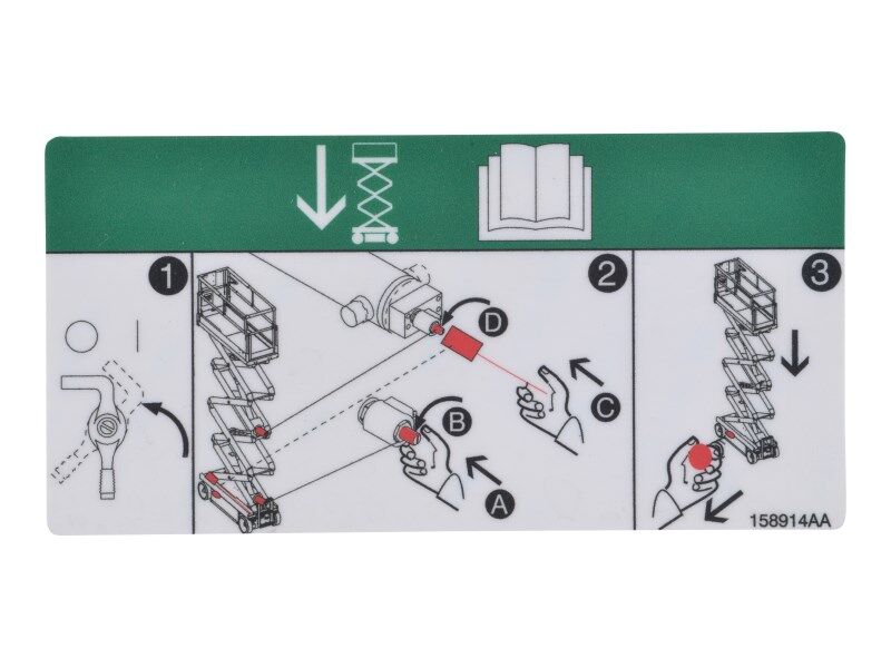 JLG Part # 70043130 – Decal