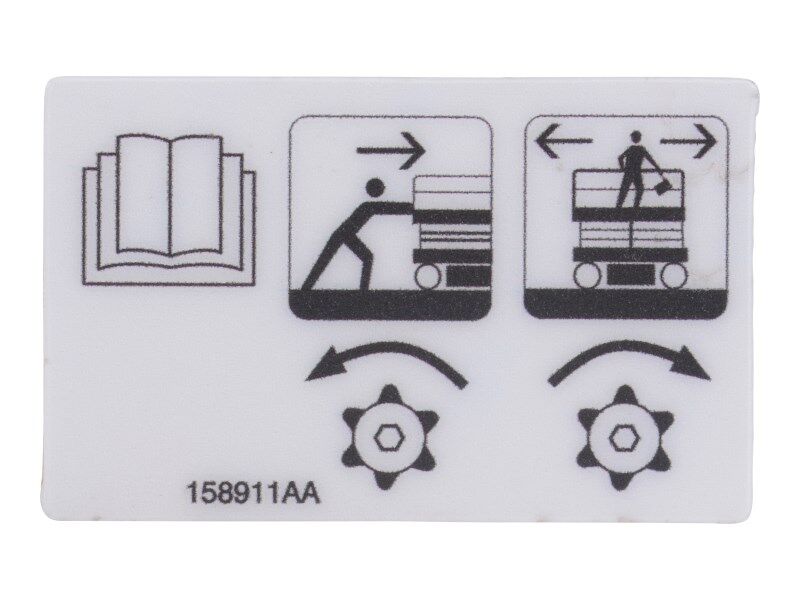 JLG Part # 70043144 – Decal