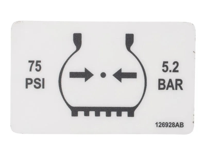 JLG Part # 70043153 – Decal, Vl, Tire Pressure