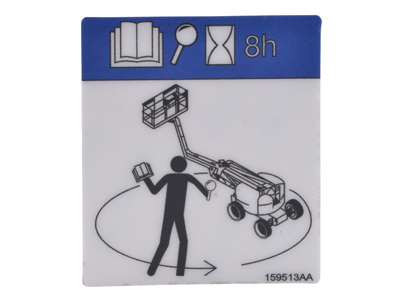 JLG Part # 70043156 – Decal, Daily Maintenance