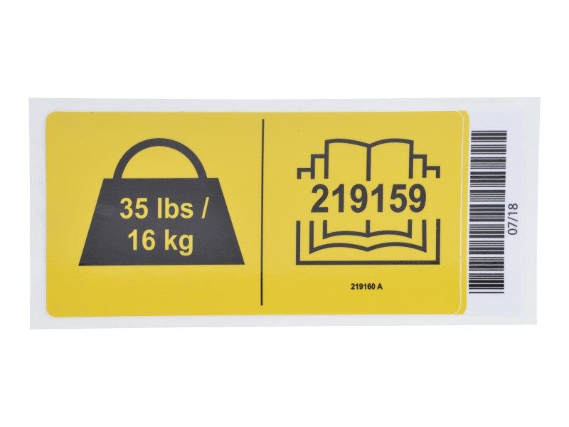 JLG Part # 70043238 – Decal