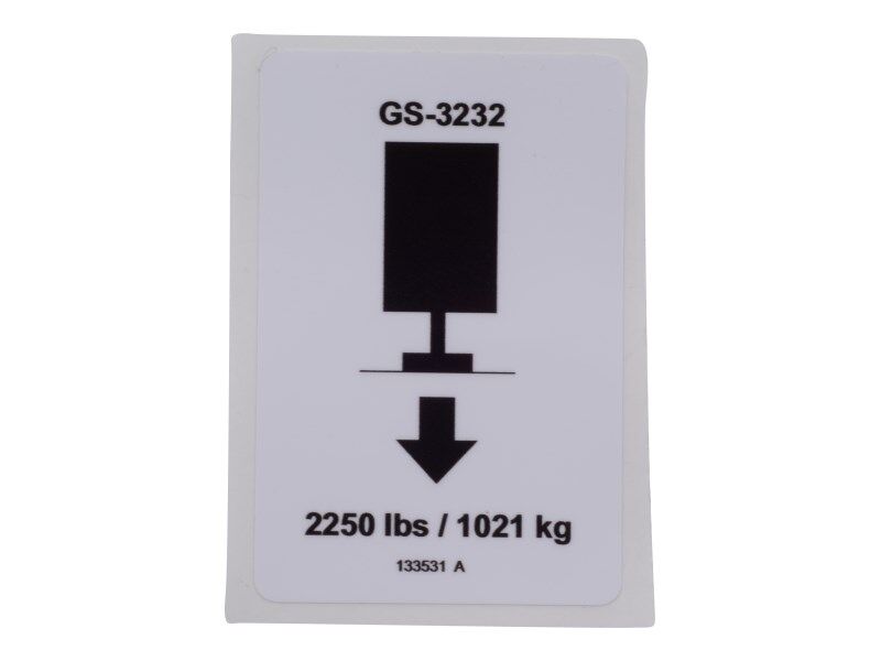 JLG Part # 70043628 – Decal