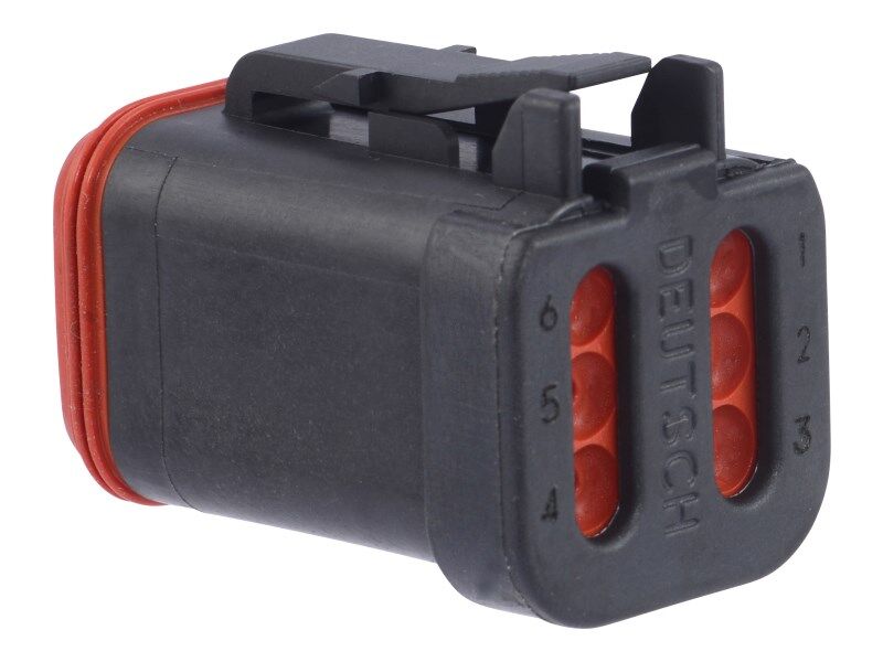 JLG Part # 70044211 – Connector. Recep. 6 Way, 14-18 Ga