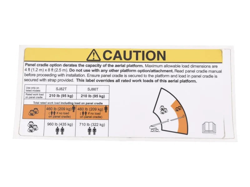 JLG Part # 70045412 – Decal