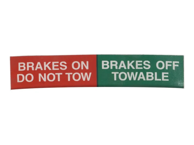 JLG Part # 7026373 – Decal, Towable/Not Towable