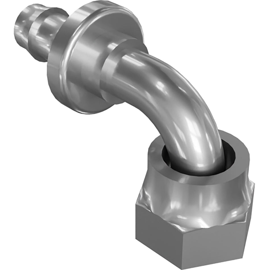 Genie 70640GT HOSE END,BARB,FSW,ORFS,90,-6-6