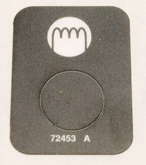 Genie 72453GT DECAL,GLOW PLUG***