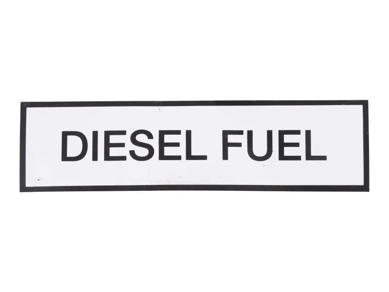 JLG Part # 77023008 – Diesel Fuel Decal