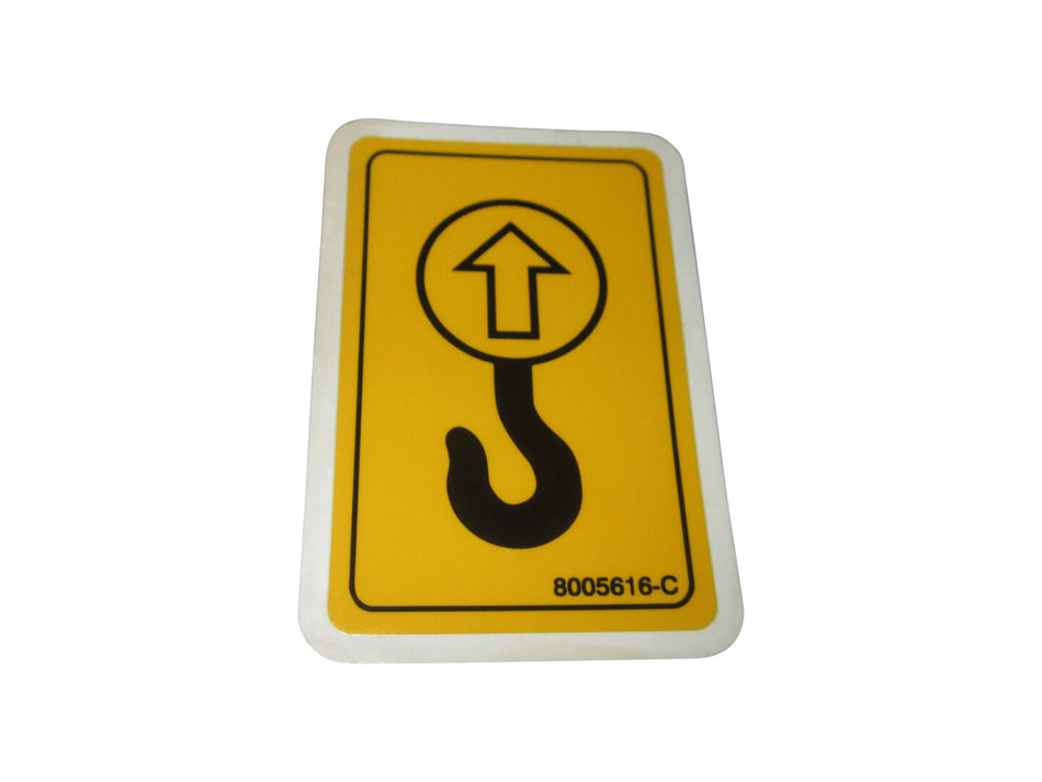 JLG Part # 8005616 – Label