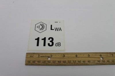 Genie 82246GT DECAL,LABEL,113 DB***