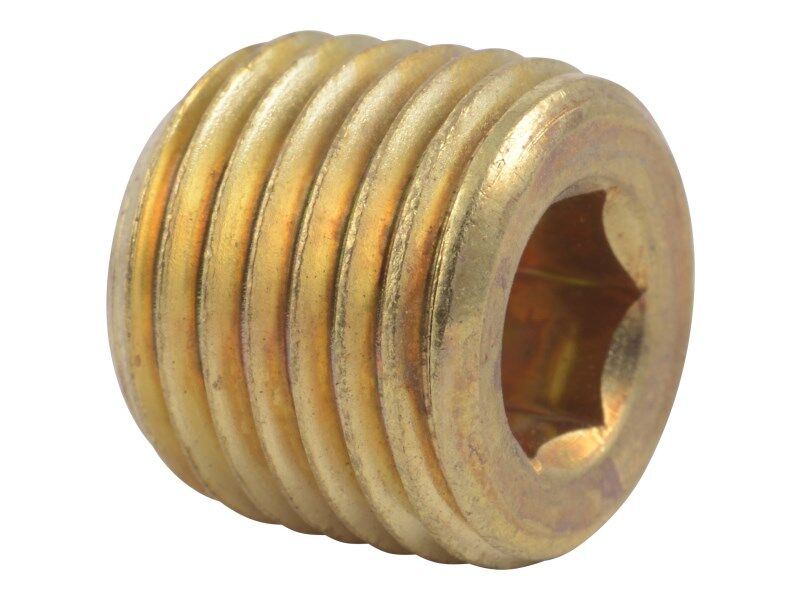 JLG Part # 8530025 – Plug Hex Socket Brass 4p