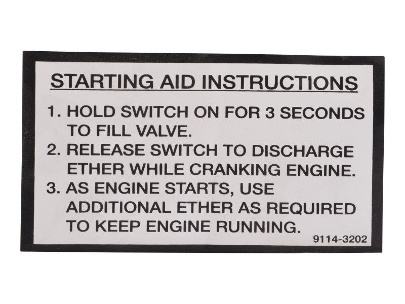 JLG Part # 91143202 – Decal