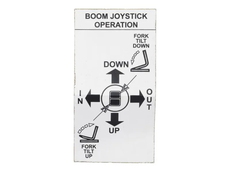 JLG Part # 91303041 – Decal - Boom Control