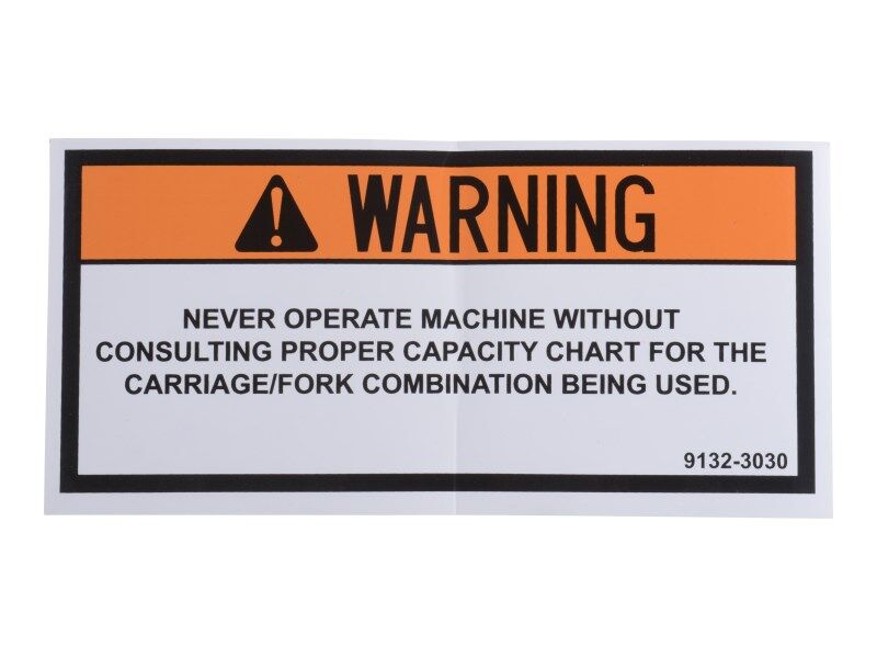 JLG Part # 91323030 – Decal