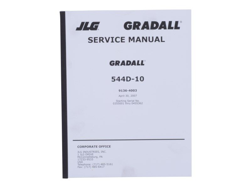 JLG Part # 91364003 -  Service Man