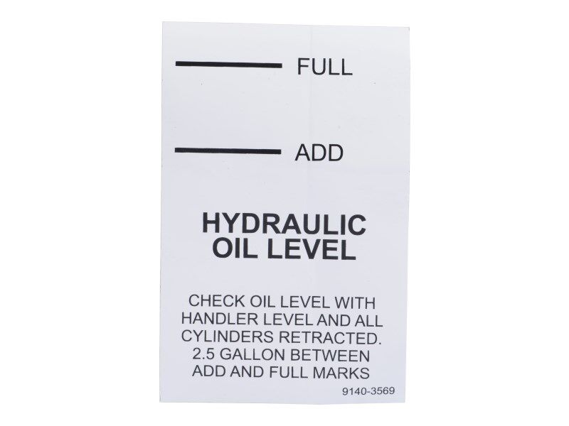 JLG Part # 91403569 – Decal