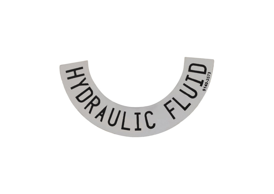 JLG Part # 91403573 – Decal - Hydraulic Fluid