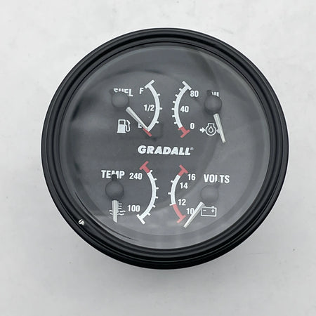 OEM JLG 4 IN 1 JLG / GRADALL GAUGE # 91404336 alternate view 0
