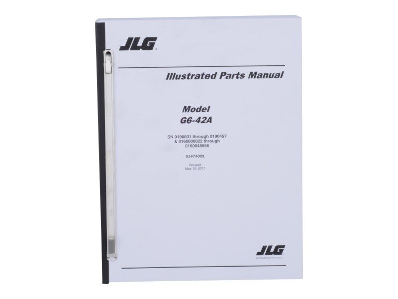 JLG Part # 91474001 -  Manual