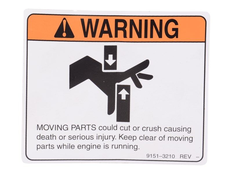 JLG Part # 91513210 – Warning Decal