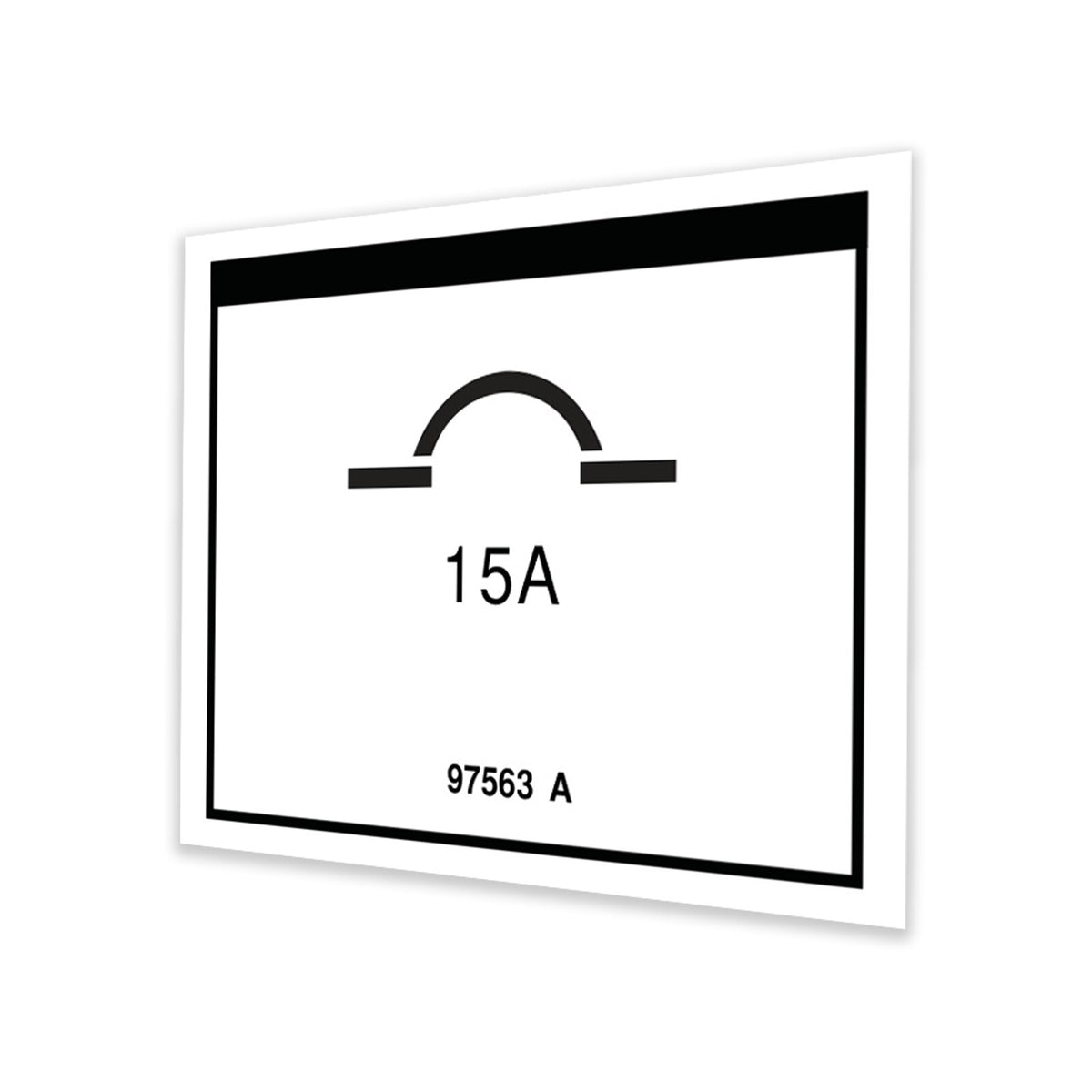 Genie 97563GT DECAL,LABEL,CIRCUIT BREAKER,AC