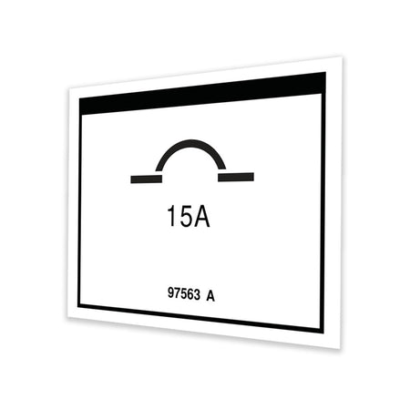 Genie 97563GT DECAL,LABEL,CIRCUIT BREAKER,AC