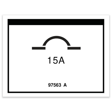 Genie 97563GT DECAL,LABEL,CIRCUIT BREAKER,AC