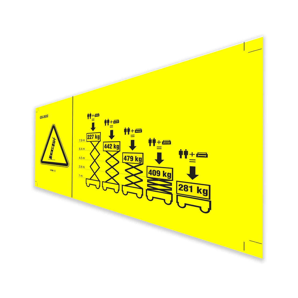 Genie 97686GT Decal,Sym-Maxcap Ce Gs2632 | Reliable Equipment Parts