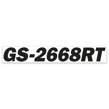 Genie 97728GT DECAL,COSMETIC,GS2668 BLACK