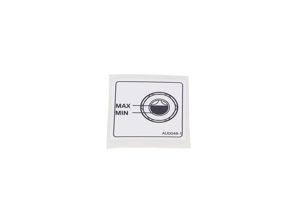 JLG Decal Oil Level F Au0048 replacement part image