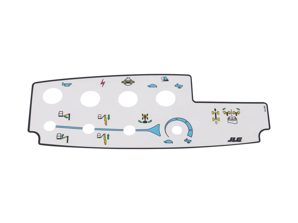 JLG Upper Control Box Decal Au1868 replacement part image