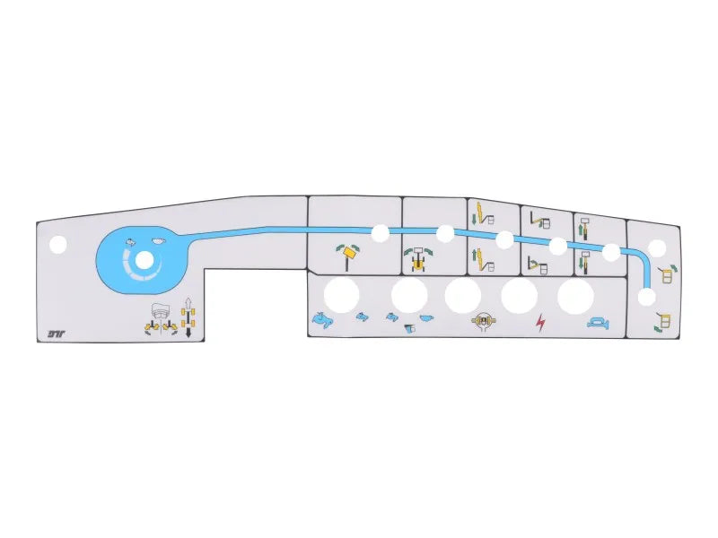 JLG Decal Upper Contbox Au2029 replacement part image