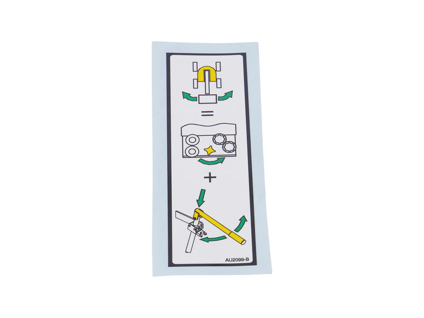 JLG Decal Manual Swing Au2099 replacement part image