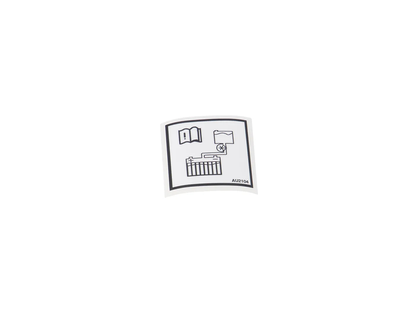 JLG Decal Battery Filling Au2104 replacement part image