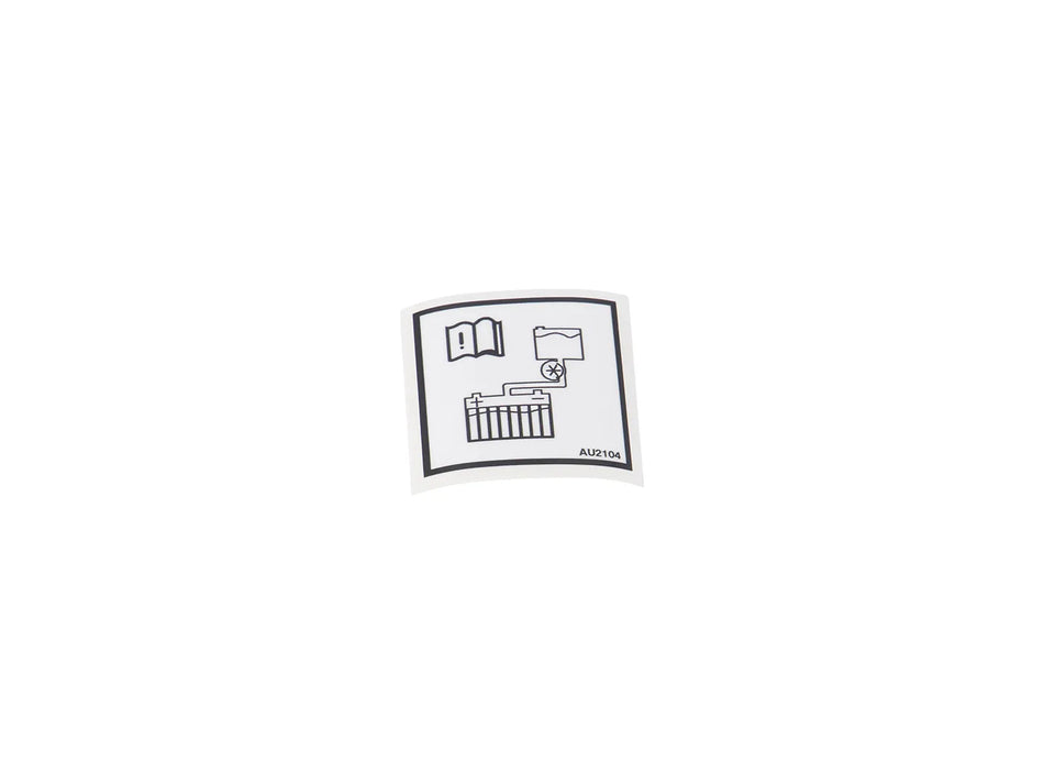 JLG Decal Battery Filling Au2104 replacement part image