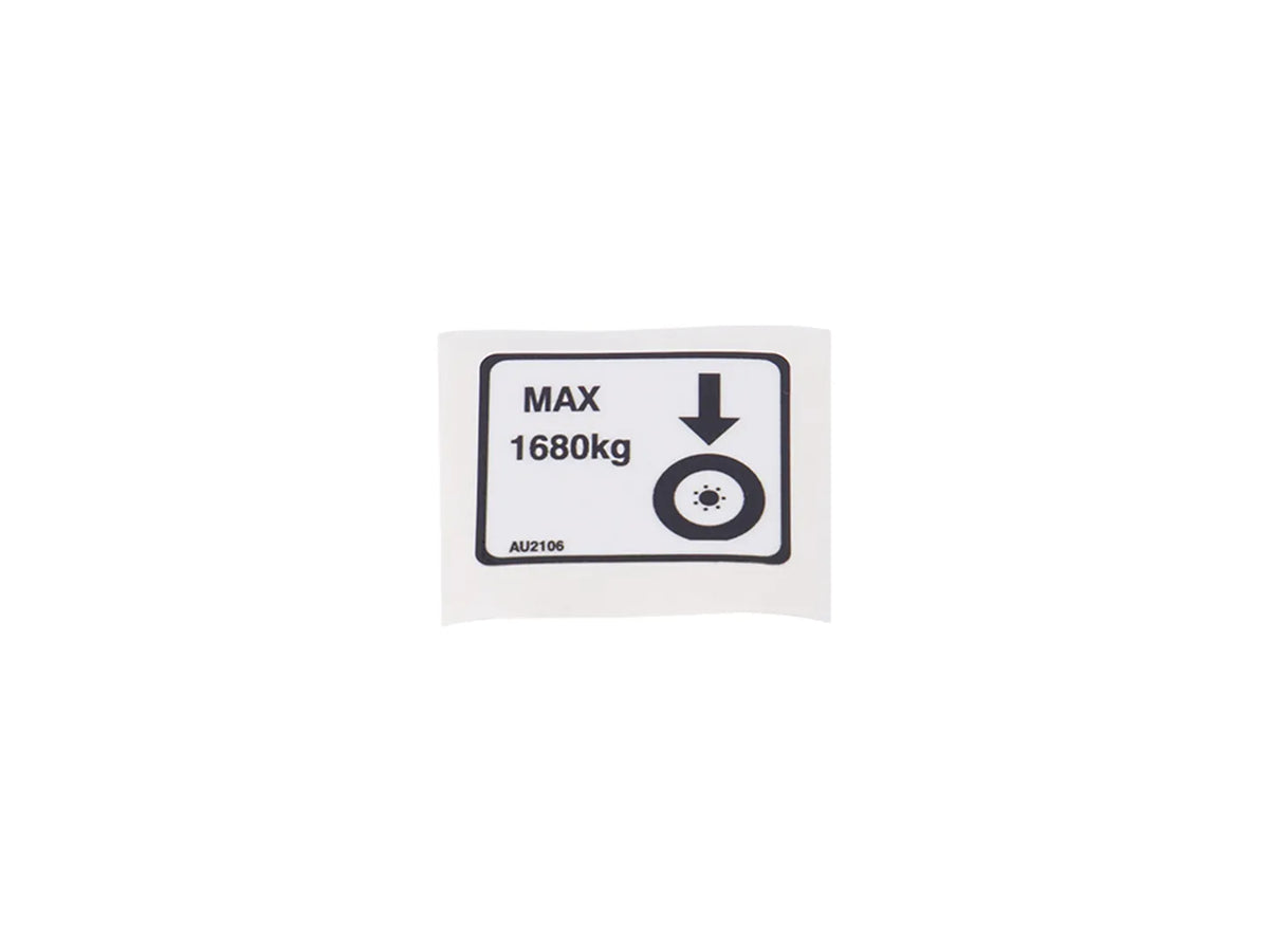 JLG Decal Wheel Load Au2106 replacement part image