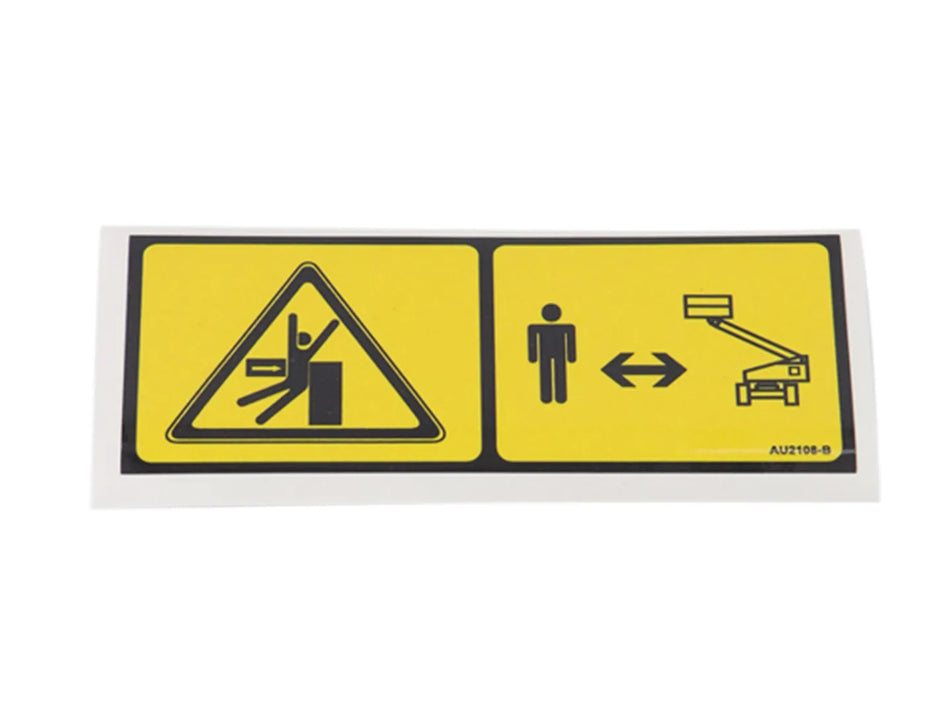JLG Decal Crushing Hazard Au2108 replacement part image