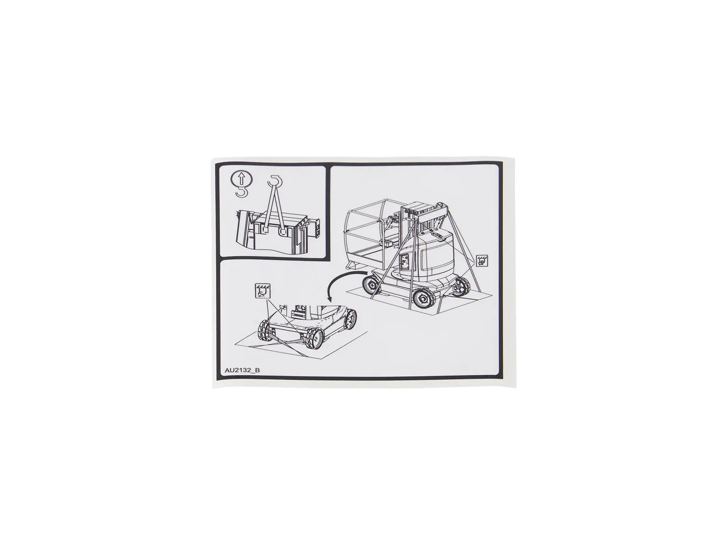 JLG Decal Au2132 replacement part image