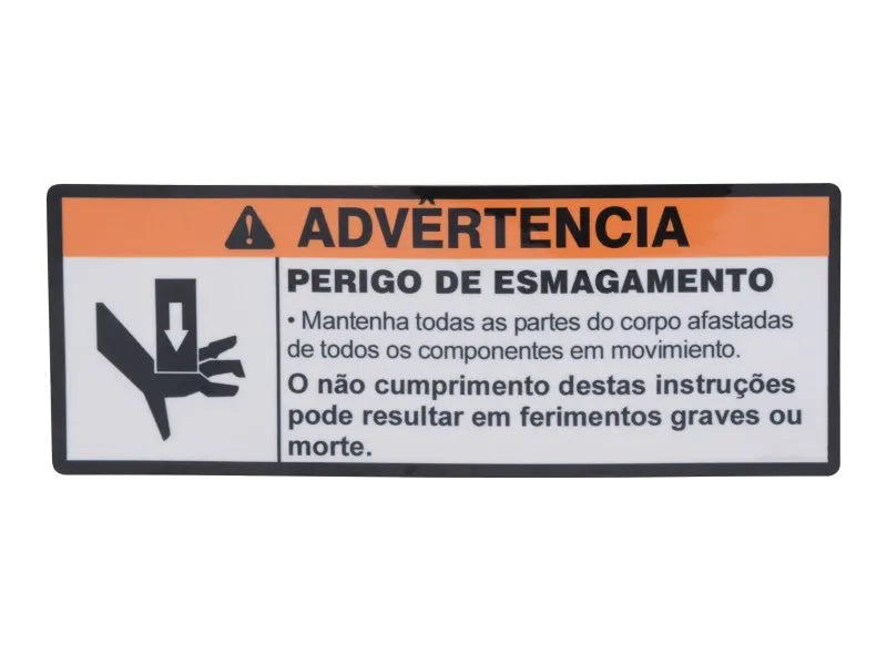 JLG Decalhand Crushing Hazard Au2152 replacement part image