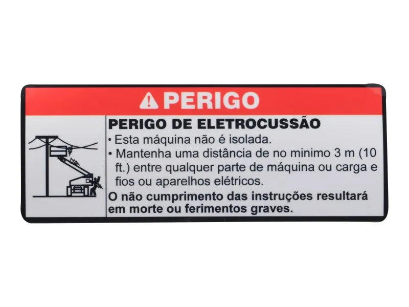 JLG Decalelectrocution Hazard Au2155 replacement part image