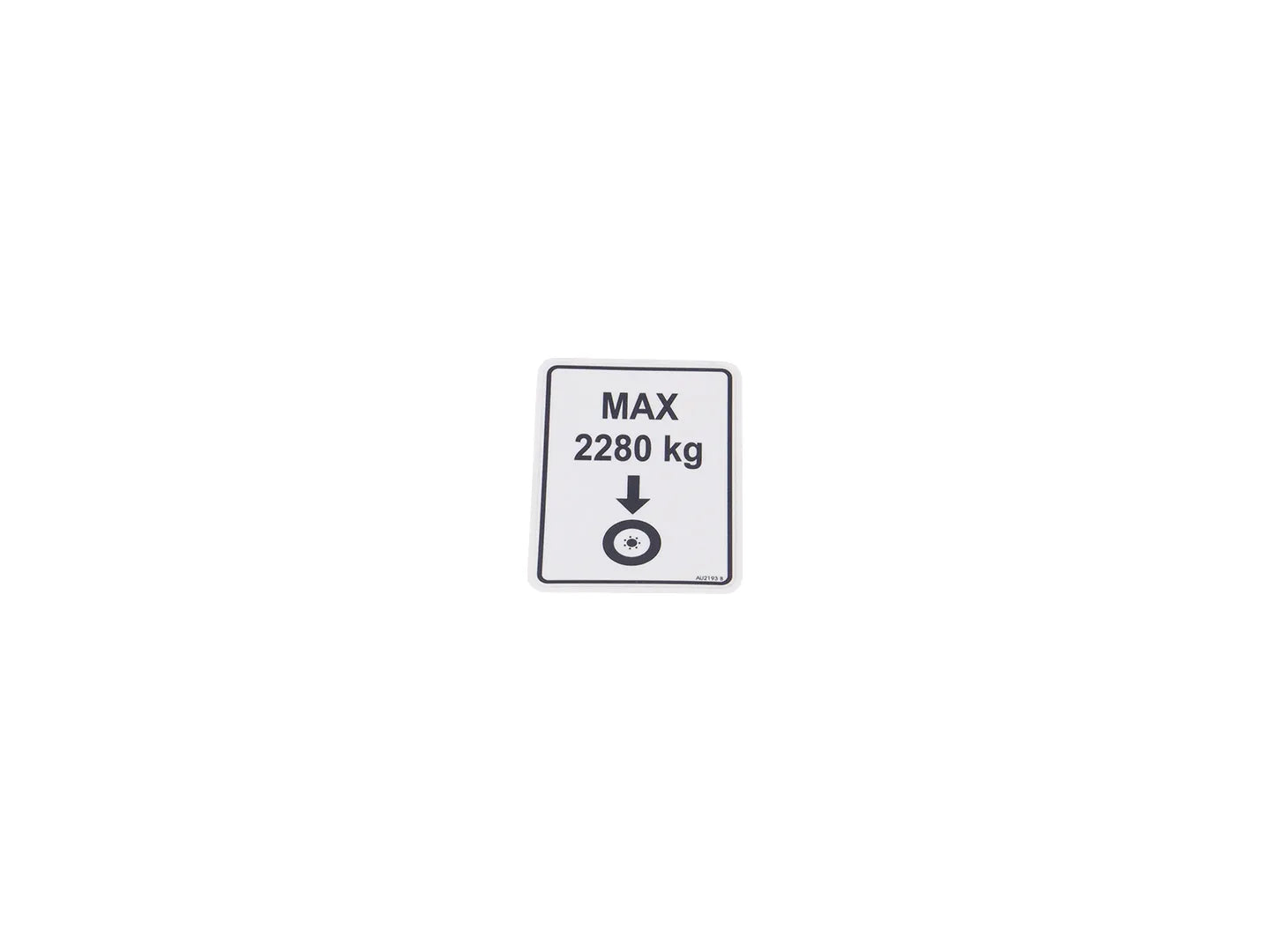 JLG Decalwheel Load Au2193 replacement part image
