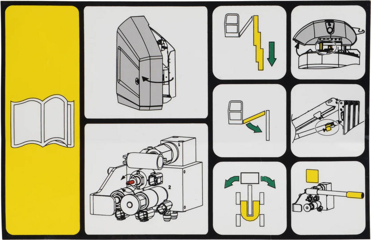 JLG Decalemergency Controls Au2196 replacement part image