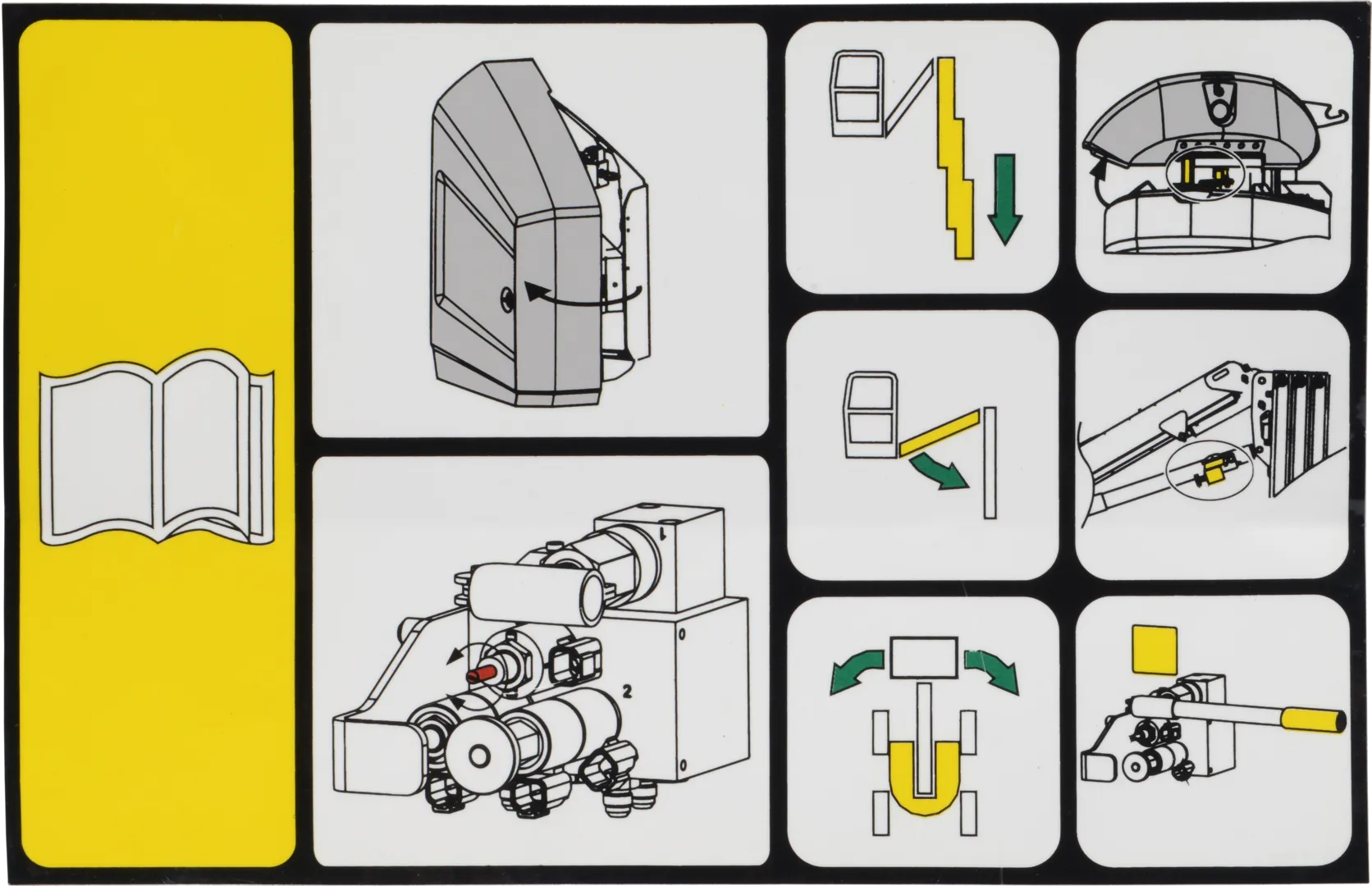 JLG Decalemergency Controls Au2196 replacement part image