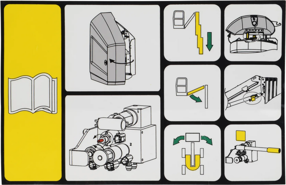 JLG Decalemergency Controls Au2196 replacement part image