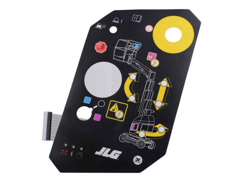 JLG Decalswitch Membrane Panel Au2207 replacement part image