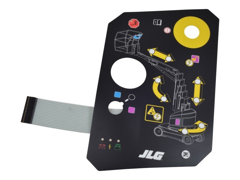 JLG Decalswitch Membrane Panel Au2208 replacement part image